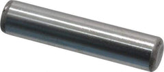 Unbrako - 7/16" Diam x 2" Pin Length Grade 8 Alloy Steel Oversized Dowel Pin - C 60 (Surface) & C 50-58 Hardness, 22,540 Lb Breaking Strength, 1 Beveled & 1 Rounded End - Industrial Tool & Supply