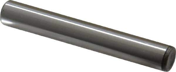 Unbrako - 7/16" Diam x 3" Pin Length Grade 8 Alloy Steel Oversized Dowel Pin - C 60 (Surface) & C 50-58 Hardness, 22,540 Lb Breaking Strength, 1 Beveled & 1 Rounded End - Industrial Tool & Supply
