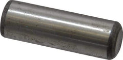 Unbrako - 1/2" Diam x 1-1/2" Pin Length Grade 8 Alloy Steel Oversized Dowel Pin - C 60 (Surface) & C 50-58 Hardness, 29,460 Lb Breaking Strength, 1 Beveled & 1 Rounded End - Industrial Tool & Supply