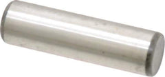 Unbrako - 1/2" Diam x 1-3/4" Pin Length Grade 8 Alloy Steel Oversized Dowel Pin - C 60 (Surface) & C 50-58 Hardness, 29,460 Lb Breaking Strength, 1 Beveled & 1 Rounded End - Industrial Tool & Supply