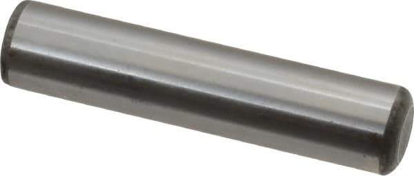 Unbrako - 1/2" Diam x 2-1/4" Pin Length Grade 8 Alloy Steel Oversized Dowel Pin - C 60 (Surface) & C 50-58 Hardness, 29,460 Lb Breaking Strength, 1 Beveled & 1 Rounded End - Industrial Tool & Supply