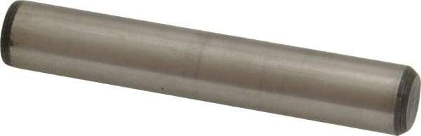 Unbrako - 1/2" Diam x 3" Pin Length Grade 8 Alloy Steel Oversized Dowel Pin - C 60 (Surface) & C 50-58 Hardness, 29,460 Lb Breaking Strength, 1 Beveled & 1 Rounded End - Industrial Tool & Supply