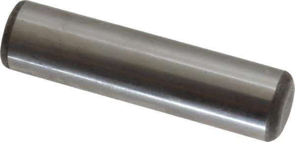 Unbrako - 5/8" Diam x 2-1/2" Pin Length Grade 8 Alloy Steel Oversized Dowel Pin - C 60 (Surface) & C 50-58 Hardness, 46,020 Lb Breaking Strength, 1 Beveled & 1 Rounded End - Industrial Tool & Supply
