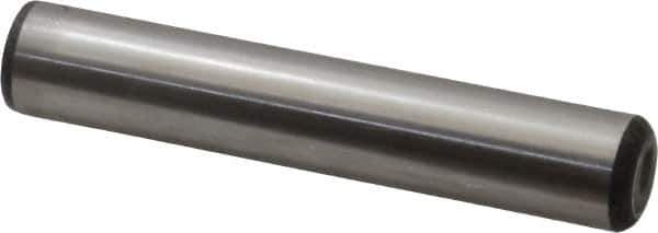 Unbrako - 5/8" Diam x 3-1/2" Pin Length Grade 8 Alloy Steel Oversized Dowel Pin - C 60 (Surface) & C 50-58 Hardness, 46,020 Lb Breaking Strength, 1 Beveled & 1 Rounded End - Industrial Tool & Supply