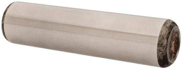 Unbrako - 1" Diam x 4" Pin Length Grade 8 Alloy Steel Oversized Dowel Pin - C 60 (Surface) & C 50-58 Hardness, 117,810 Lb Breaking Strength, 1 Beveled & 1 Rounded End - Industrial Tool & Supply