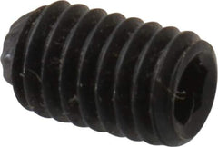 Unbrako - M3, 5mm OAL, Knurled Cup Point Set Screw - Grade 45H Alloy Steel, 1.5mm Key - Industrial Tool & Supply