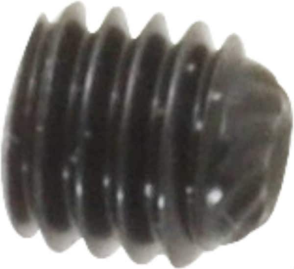 Unbrako - M5, 5mm OAL, Knurled Cup Point Set Screw - Grade 45H Alloy Steel, 2.5mm Key - Industrial Tool & Supply