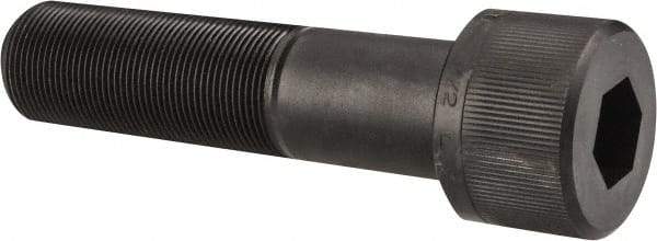 Unbrako - 1-1/2 - 12 UNF Hex Socket Drive, Socket Cap Screw - Alloy Steel, Black Oxide Finish, 6" Length Under Head - Industrial Tool & Supply
