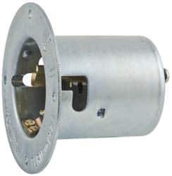 Hubbell Wiring Device-Kellems - 480 VAC, 50 Amp, Self Grounding Inlet - 3 Poles, 4 Wire, Male End, Metallic - Industrial Tool & Supply
