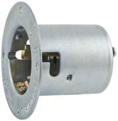 Hubbell Wiring Device-Kellems - 480 VAC, 50 Amp, Self Grounding Inlet - 3 Poles, 4 Wire, Male End, Metallic - Industrial Tool & Supply