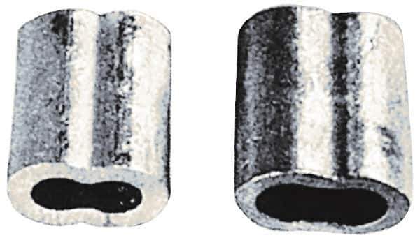 Value Collection - 3/8" Oval Compression Sleeve - Copper - Industrial Tool & Supply