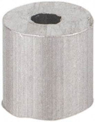Value Collection - 1/16" Round Stop Compression Sleeve - Aluminum - Industrial Tool & Supply