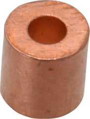 Value Collection - 1/8" Round Stop Compression Sleeve - Copper - Industrial Tool & Supply