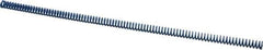 Associated Spring Raymond - 10mm Hole Diam, 5mm Rod Diam, 12" Free Length, Blue Die Spring - 185.6 N Max Deflection, 116mm Max Deflection, Medium Duty, Chromium Alloy Steel - Industrial Tool & Supply