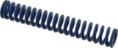 Associated Spring Raymond - 20mm Hole Diam, 10mm Rod Diam, 4-1/2" Free Length, Blue Die Spring - 778.3 N Max Deflection, 43mm Max Deflection, Medium Duty, Chromium Alloy Steel - Industrial Tool & Supply