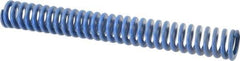 Associated Spring Raymond - 40mm Hole Diam, 20mm Rod Diam, 12" Free Length, Blue Die Spring - 2804.3999 N Max Deflection, 114mm Max Deflection, Medium Duty, Chromium Alloy Steel - Industrial Tool & Supply