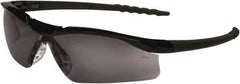 MCR Safety - Gray Lenses, Framed Safety Glasses - Anti-Fog, Scratch Resistant, Size Universal, Wrap Around - Industrial Tool & Supply