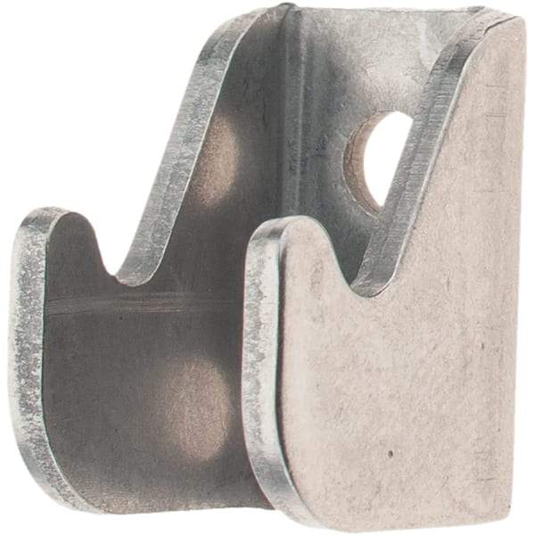 De-Sta-Co - 360 Lb Capacity, 0.17" Mounting Hole, Stainless Steel Clamp Latch Plate & Hook Assembly - 0.79" Base Length x 0.52" Base Width - Industrial Tool & Supply