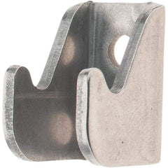 De-Sta-Co - 360 Lb Capacity, 0.17" Mounting Hole, Stainless Steel Clamp Latch Plate & Hook Assembly - 0.79" Base Length x 0.52" Base Width - Industrial Tool & Supply