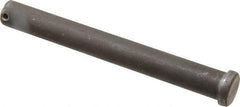 Made in USA - 3/4" Pin Diam, 6-1/2" OAL, Standard Clevis Pin - 5/32" Hole, 6-11/32" Usable Length, Uncoated Steel - Industrial Tool & Supply