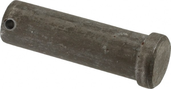 Made in USA - 1" Pin Diam, 3-1/4" OAL, Standard Clevis Pin - Industrial Tool & Supply