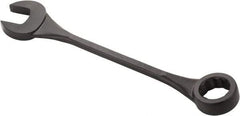 Proto - 3-1/2" 12 Point Offset Combination Wrench - 15° Offset Angle, 37" OAL, Steel, Black Finish - Industrial Tool & Supply