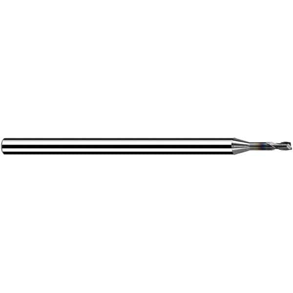 Fraisa - 1.2mm, 1.44mm LOC, 50mm OAL, 2 Flute Solid Carbide Square End Mill - Industrial Tool & Supply
