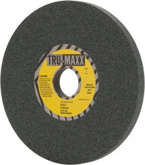 Tru-Maxx - 7" Diam x 1-1/4" Hole x 1/2" Thick, I Hardness, 80 Grit Surface Grinding Wheel - Silicon Carbide, Type 1, Medium Grade, 3,600 Max RPM, Vitrified Bond, No Recess - Industrial Tool & Supply