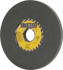 Tru-Maxx - 7" Diam x 1-1/4" Hole x 1/2" Thick, I Hardness, 100 Grit Surface Grinding Wheel - Silicon Carbide, Type 1, Fine Grade, 3,600 Max RPM, Vitrified Bond, No Recess - Industrial Tool & Supply