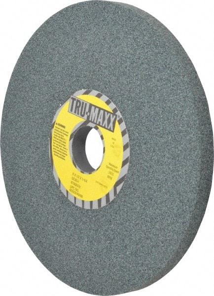 Tru-Maxx - 8" Diam x 1-1/4" Hole x 1/2" Thick, I Hardness, 60 Grit Surface Grinding Wheel - Silicon Carbide, Type 1, Medium Grade, 3,600 Max RPM, Vitrified Bond, No Recess - Industrial Tool & Supply