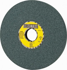 Tru-Maxx - 7" Diam x 1-1/4" Hole x 3/4" Thick, I Hardness, 100 Grit Surface Grinding Wheel - Silicon Carbide, Type 5, Fine Grade, 3,600 Max RPM, Vitrified Bond, One-Side Recess - Industrial Tool & Supply