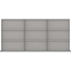 LISTA - 9-Compartment Drawer Divider Layout for 3.15" High Drawers - Industrial Tool & Supply