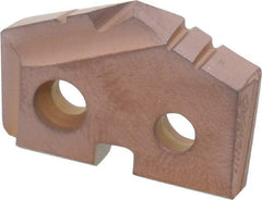 Allied Machine and Engineering - 13/16" Diam x 5/32" Thick, Seat Code 1, 132° Included Angle Spade Drill Insert - AM200 Coated, Cobalt, Grade Super Cobalt, Series GEN2 T-A - Industrial Tool & Supply