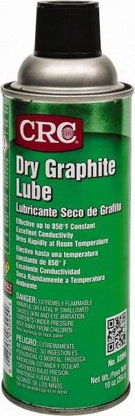 CRC - 16 oz Aerosol Dry Film/Graphite Lubricant - Dark Gray, 850°F Max - Industrial Tool & Supply