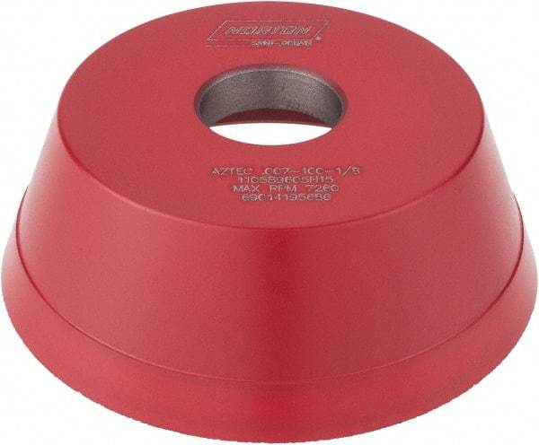Norton - 5" Diam, 1-1/4" Hole Size, 1-3/4" Overall Thickness, 100 Grit, Type 11 Tool & Cutter Grinding Wheel - Fine Grade, CBN, Resinoid Bond - Industrial Tool & Supply