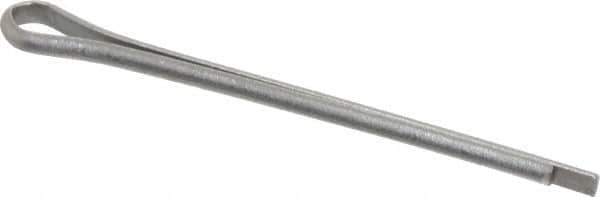 Made in USA - 1/16" Diam x 1" Long Extended Prong Cotter Pin - Grade 18-8, Uncoated, Stainless Steel - Industrial Tool & Supply