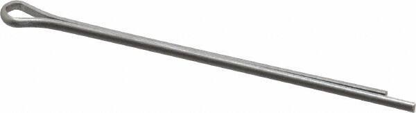 Made in USA - 1/16" Diam x 1-1/2" Long Extended Prong Cotter Pin - Grade 18-8, Uncoated, Stainless Steel - Industrial Tool & Supply