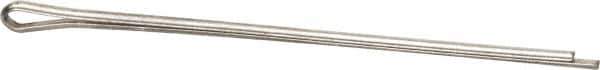 Made in USA - 1/16" Diam x 2" Long Extended Prong Cotter Pin - Grade 18-8, Uncoated, Stainless Steel - Industrial Tool & Supply