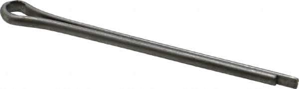 Made in USA - 3/32" Diam x 1-1/2" Long Extended Prong Cotter Pin - Grade 18-8, Uncoated, Stainless Steel - Industrial Tool & Supply