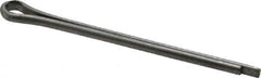 Made in USA - 3/32" Diam x 1-1/2" Long Extended Prong Cotter Pin - Grade 18-8, Uncoated, Stainless Steel - Industrial Tool & Supply