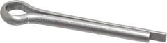 Made in USA - 1/8" Diam x 1" Long Extended Prong Cotter Pin - Grade 18-8, Uncoated, Stainless Steel - Industrial Tool & Supply