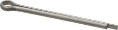 Made in USA - 1/8" Diam x 1-3/4" Long Extended Prong Cotter Pin - Grade 18-8, Uncoated, Stainless Steel - Industrial Tool & Supply
