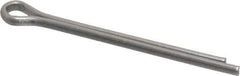 Made in USA - 5/32" Diam x 2" Long Extended Prong Cotter Pin - Grade 18-8, Uncoated, Stainless Steel - Industrial Tool & Supply