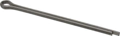 Made in USA - 5/32" Diam x 3" Long Extended Prong Cotter Pin - Grade 18-8, Uncoated, Stainless Steel - Industrial Tool & Supply