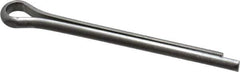 Made in USA - 3/16" Diam x 2" Long Extended Prong Cotter Pin - Grade 18-8, Uncoated, Stainless Steel - Industrial Tool & Supply