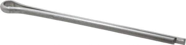 Made in USA - 3/16" Diam x 3" Long Extended Prong Cotter Pin - Grade 18-8, Uncoated, Stainless Steel - Industrial Tool & Supply