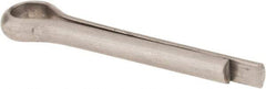 Made in USA - 1/4" Diam x 1-1/2" Long Extended Prong Cotter Pin - Grade 18-8, Uncoated, Stainless Steel - Industrial Tool & Supply