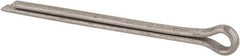 Made in USA - 1/4" Diam x 4" Long Extended Prong Cotter Pin - Grade 18-8, Uncoated, Stainless Steel - Industrial Tool & Supply