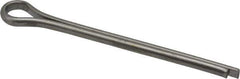 Made in USA - 5/16" Diam x 4" Long Extended Prong Cotter Pin - Grade 18-8, Uncoated, Stainless Steel - Industrial Tool & Supply