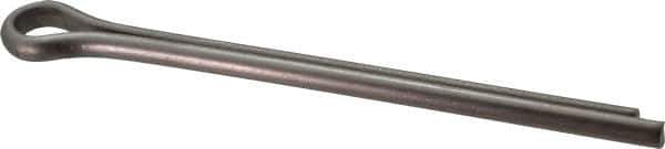 Made in USA - 3/8" Diam x 5" Long Extended Prong Cotter Pin - Grade 18-8, Uncoated, Stainless Steel - Industrial Tool & Supply